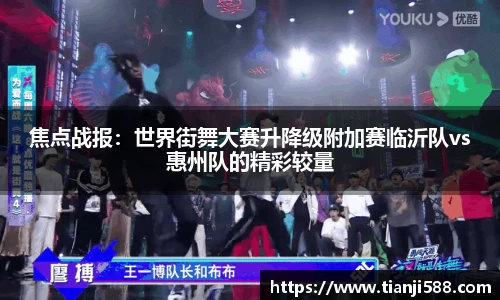焦点战报：世界街舞大赛升降级附加赛临沂队vs惠州队的精彩较量